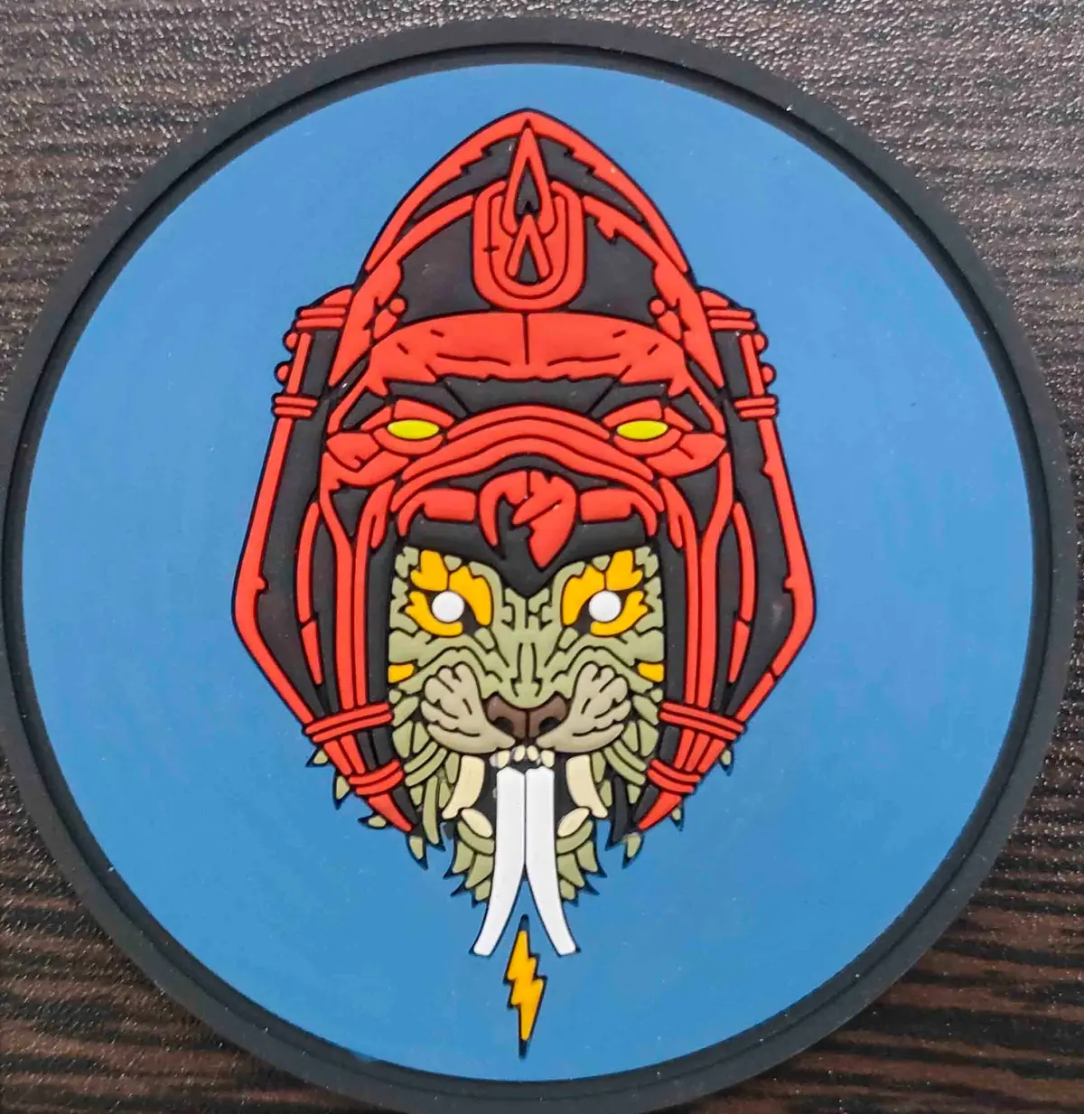 Official Mals-12 Marauders Pvc Shoulder Patch 1