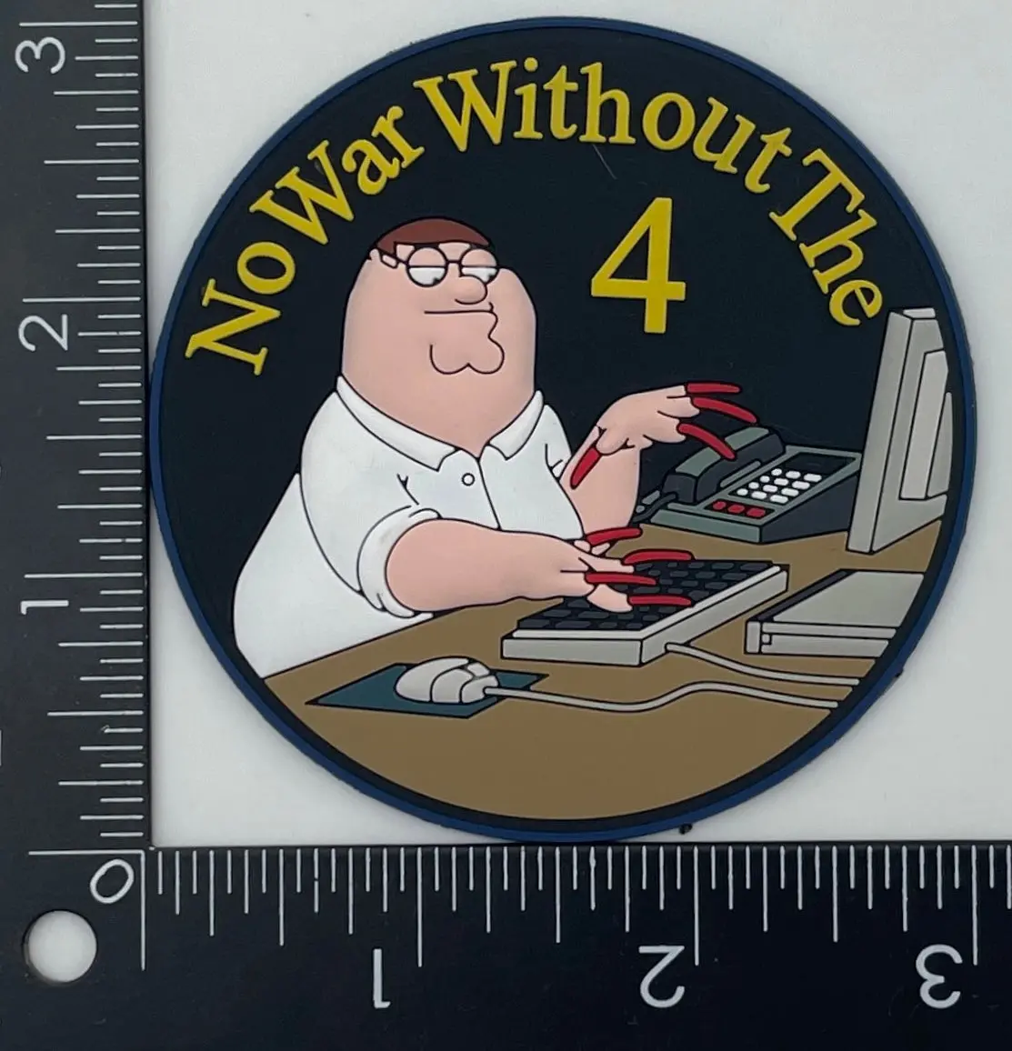 No War Without The S4 Pvc Shoulder Patch 1