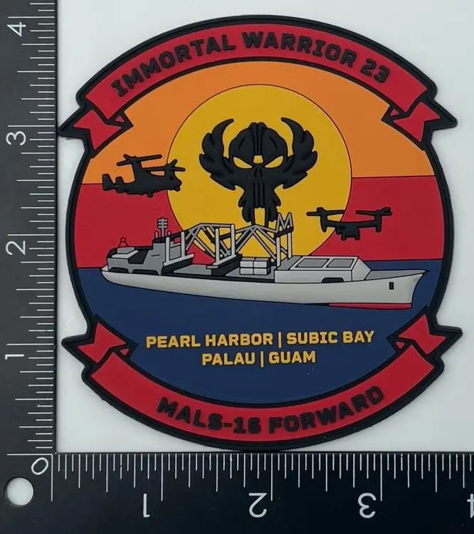 Official Mals-16 Forward Pvc Patch 1