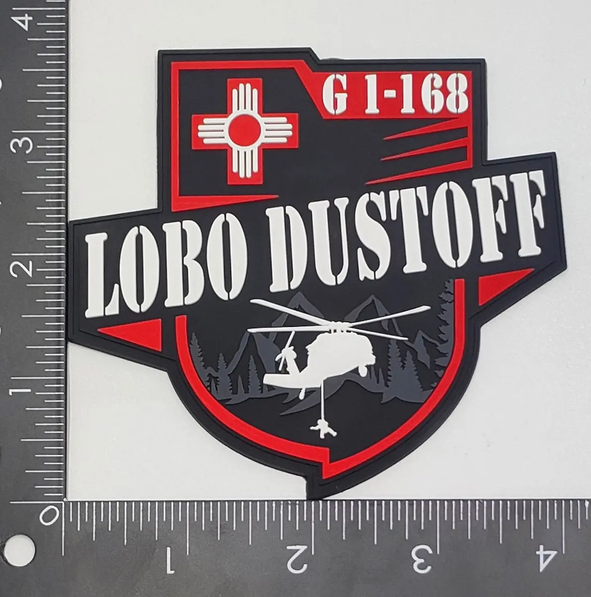 Official G Co 1-168 Nm Army Guard Lobo Dustoff Patch 1