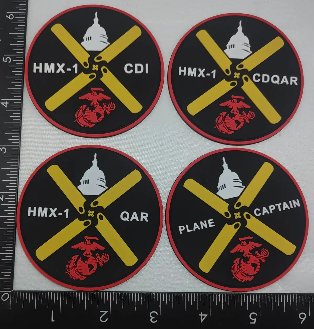 Officially Licensed Hmx-1 Nighthawks Flightline Pvc Qual Patches 1