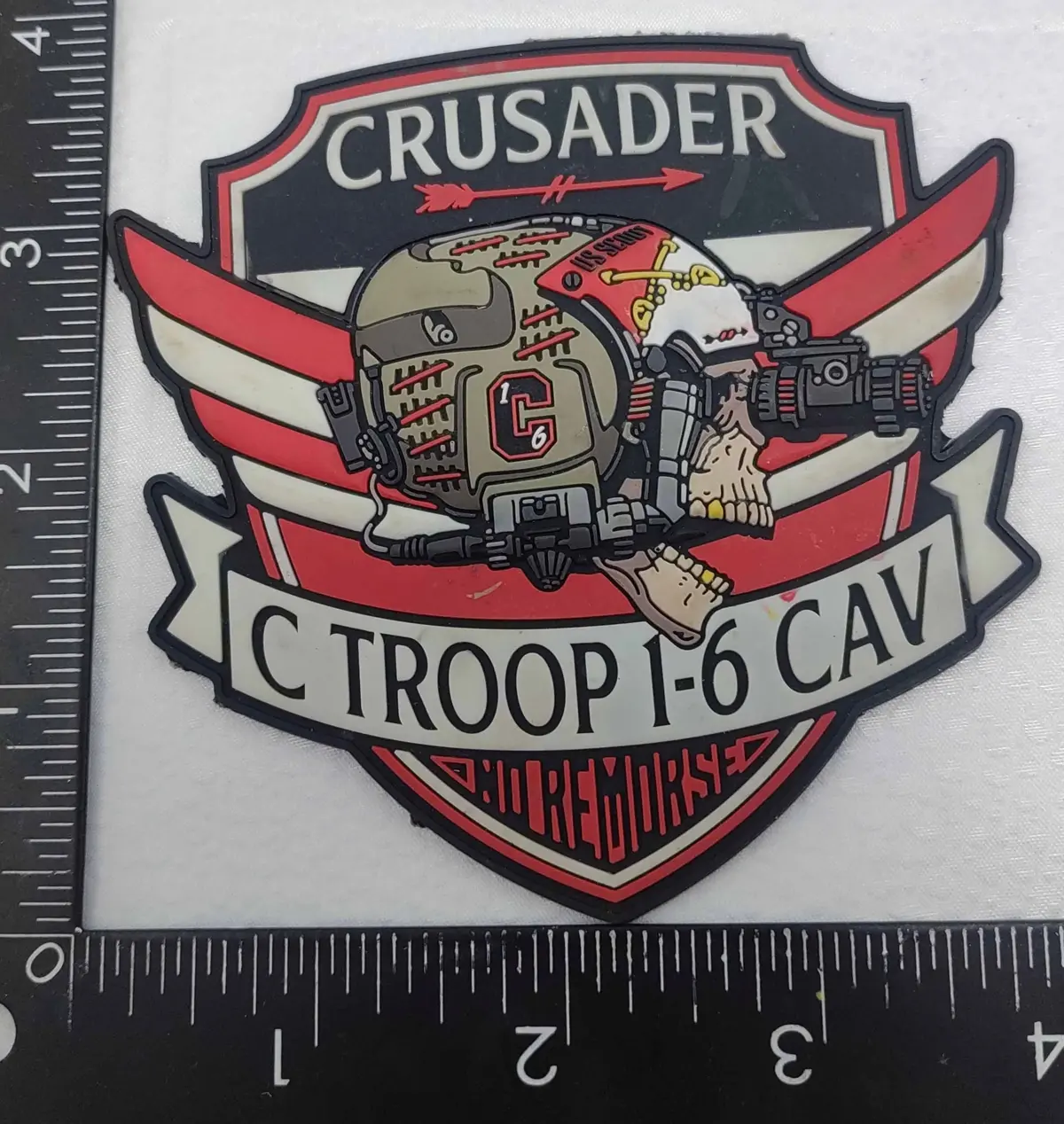 Official 1-6 Cavalry Crusader Patches 1
