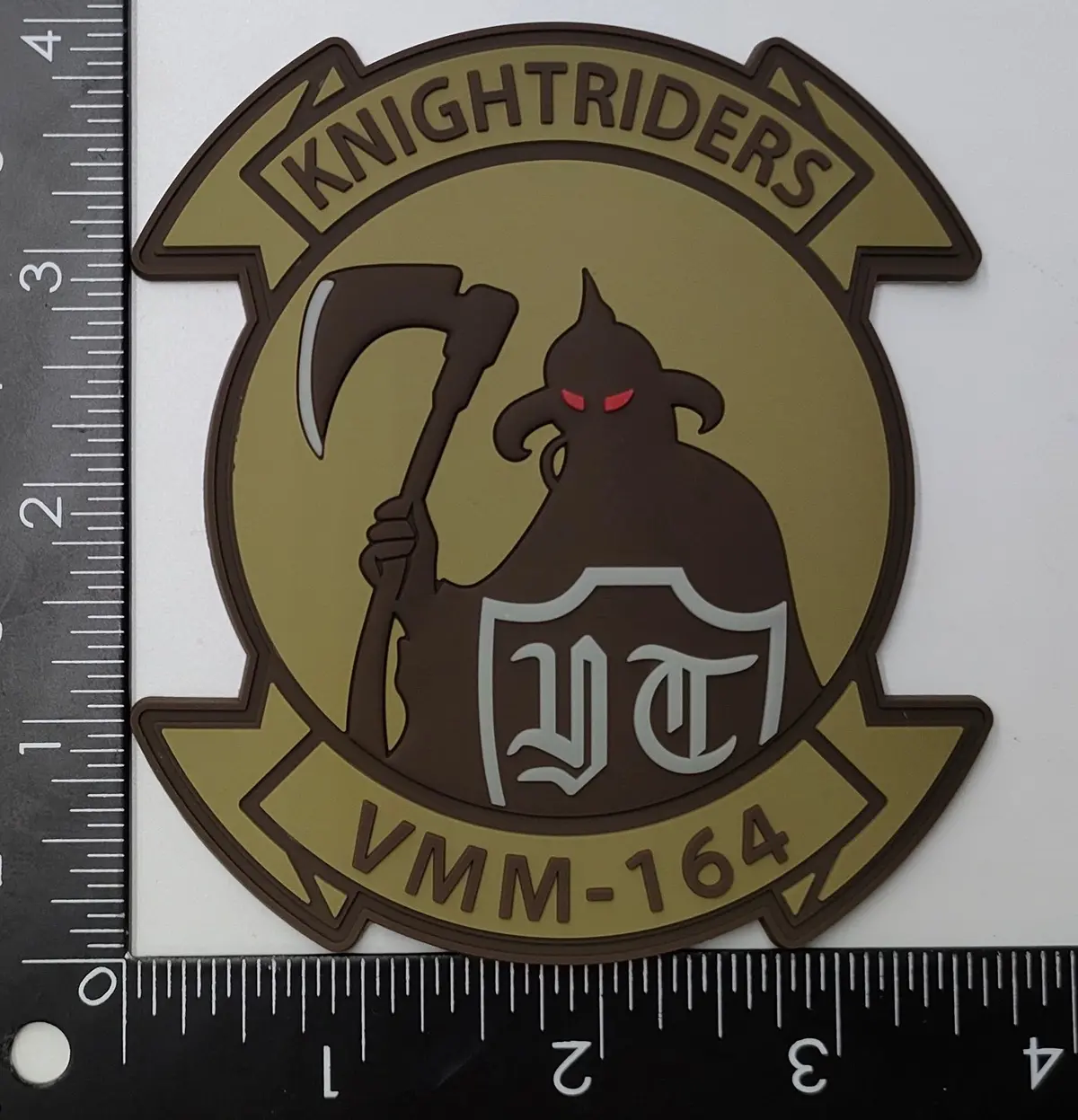 Officially Licensed Vmm-164 Knightriders Pvc Glow Patches 1