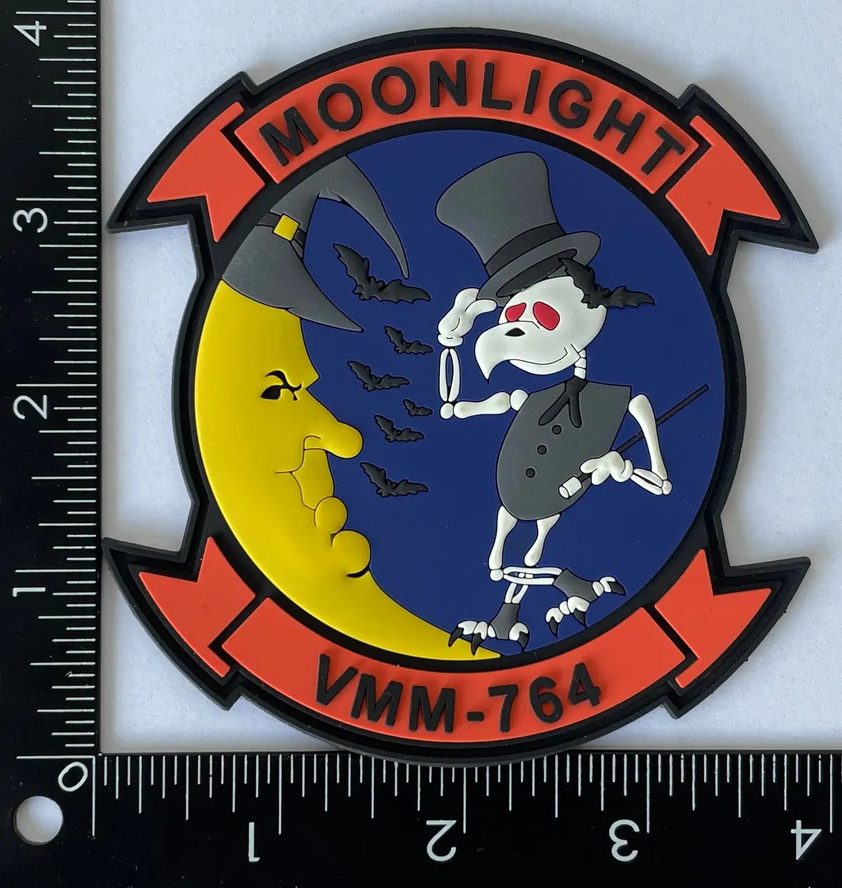 Official Vmm-764 Moonlight Halloween Pvc Patch 1