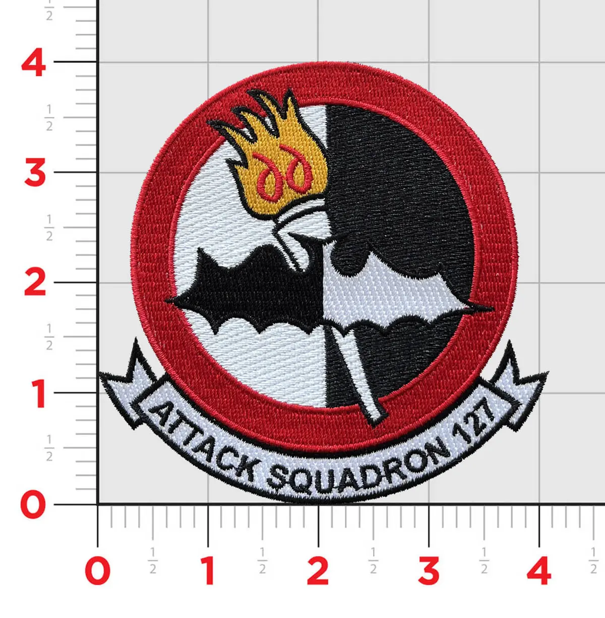 Officially Licensed Us Navy Va-127 Batmen Patch 1