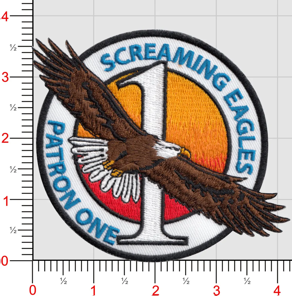Officially Licensed Us Navy Vp-1 Screaming Eagles Patch 1