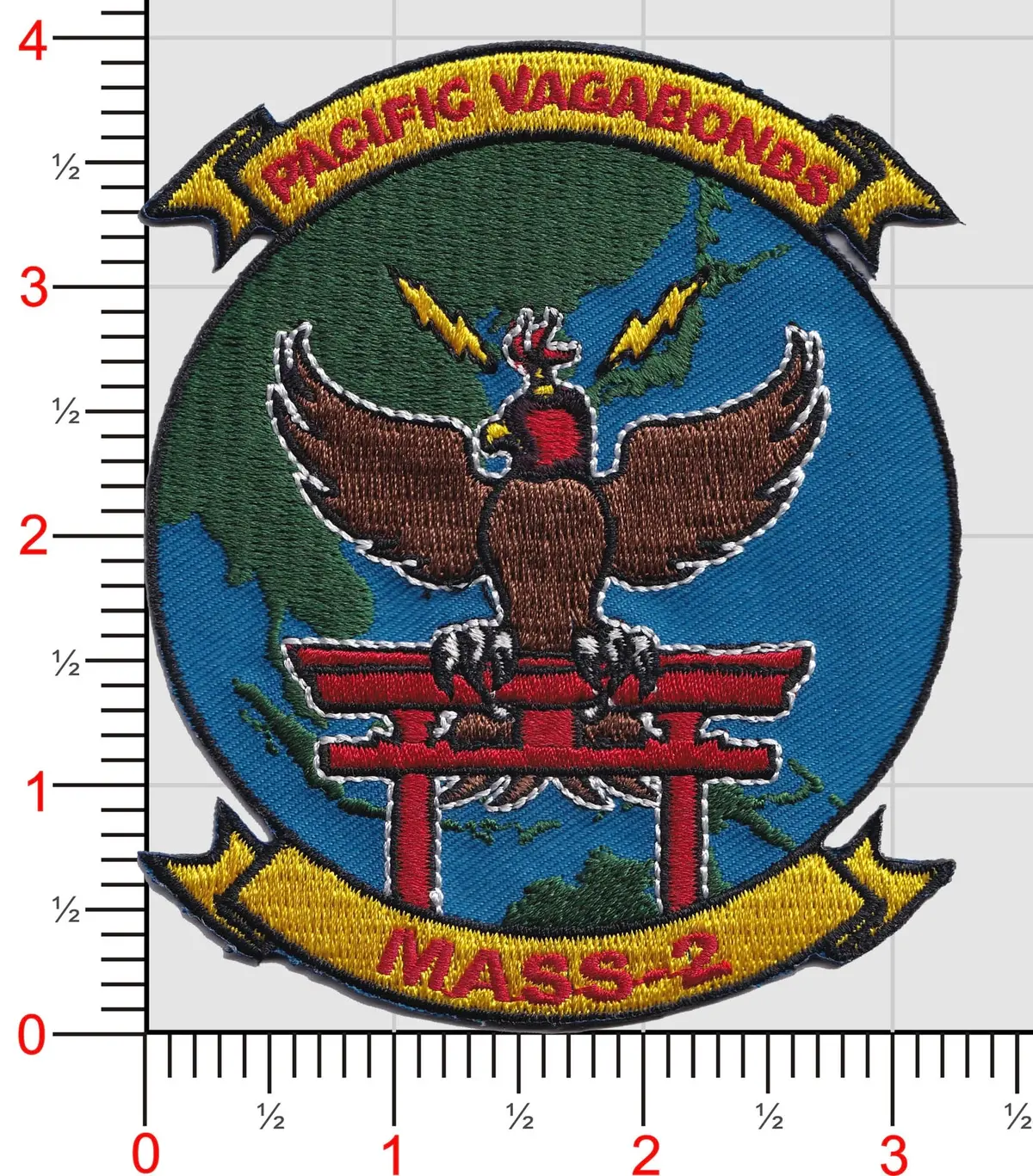 Officially Licensed Mass-2 Pacific Vagabonds 2019 Patch 1