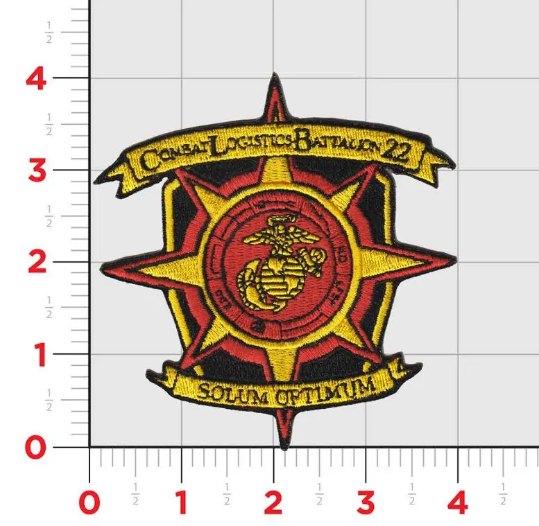 Officially Licensed Usmc 22Nd Combat Logistics Bn Patch 1
