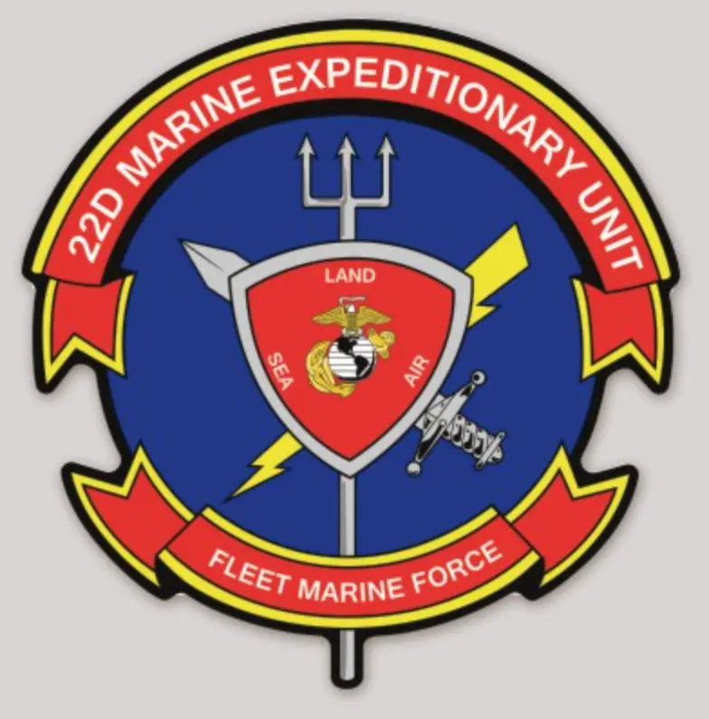 Officially Licensed 22Nd Marine Expeditionary Unit Sticker 1