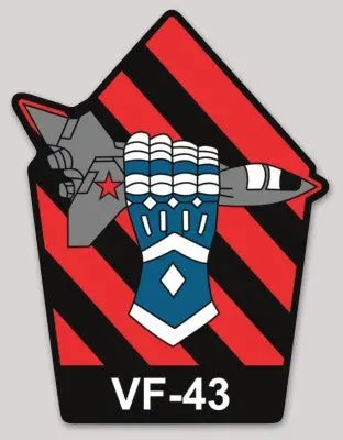 Officially Licensed Vf-43 Challengers Sticker 1