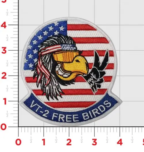 Official Vt-2 Doerbirds Free Birds 4Th Of July Patch 1