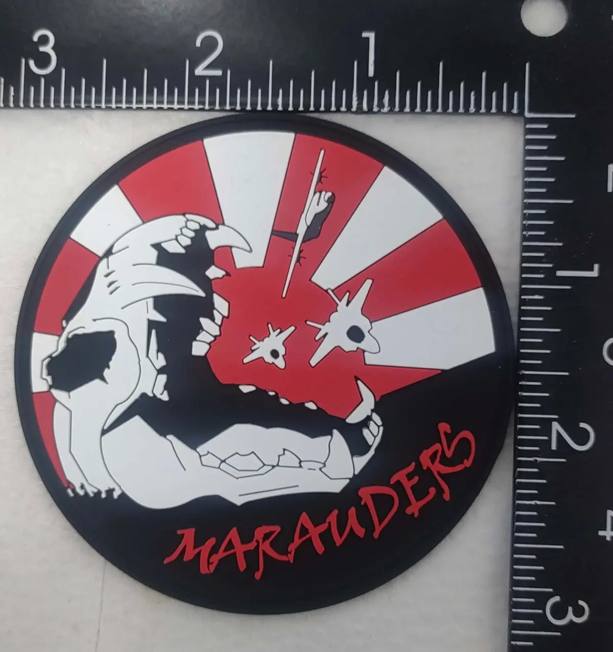 Official Mals-12 Marauders Pvc Shoulder Patch 1