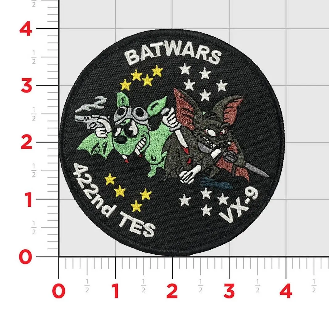 Official Vx-9 And 442Nd Tes Batwars Patches 1