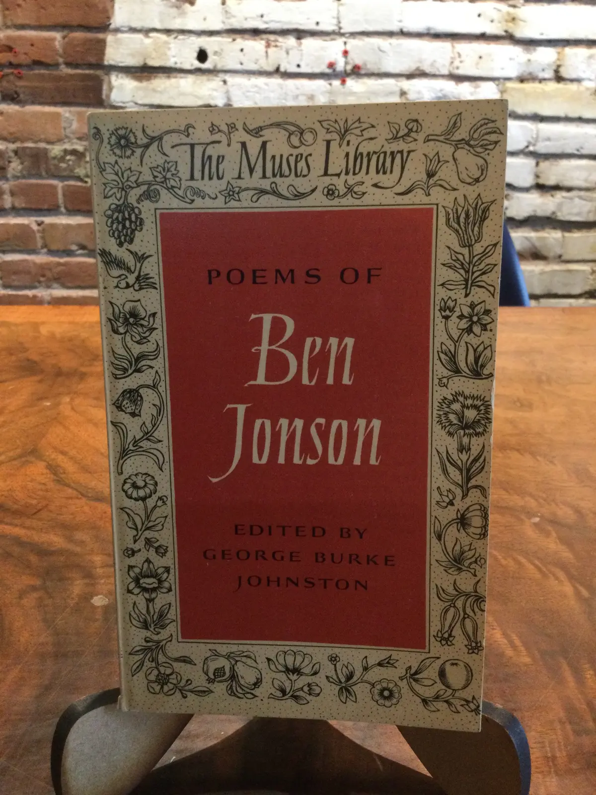 Johnston, George Burke (Ed.): Poems Of Ben Jonson 1