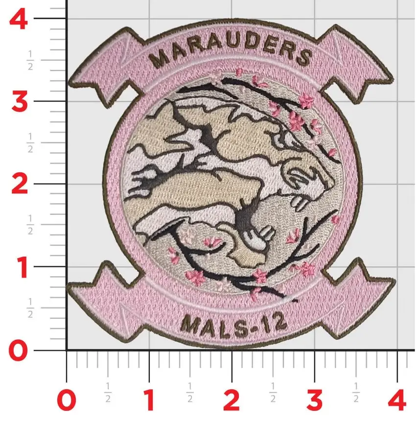 Official Mals-12 Marauders Cherry Blossom Patch 1