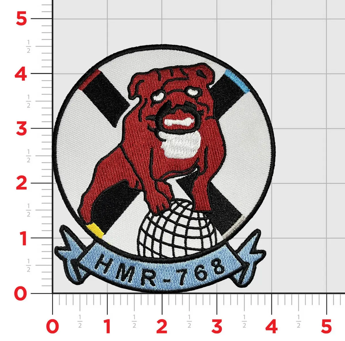 Officially Licensed Usmc Hmr-768 Patch 1