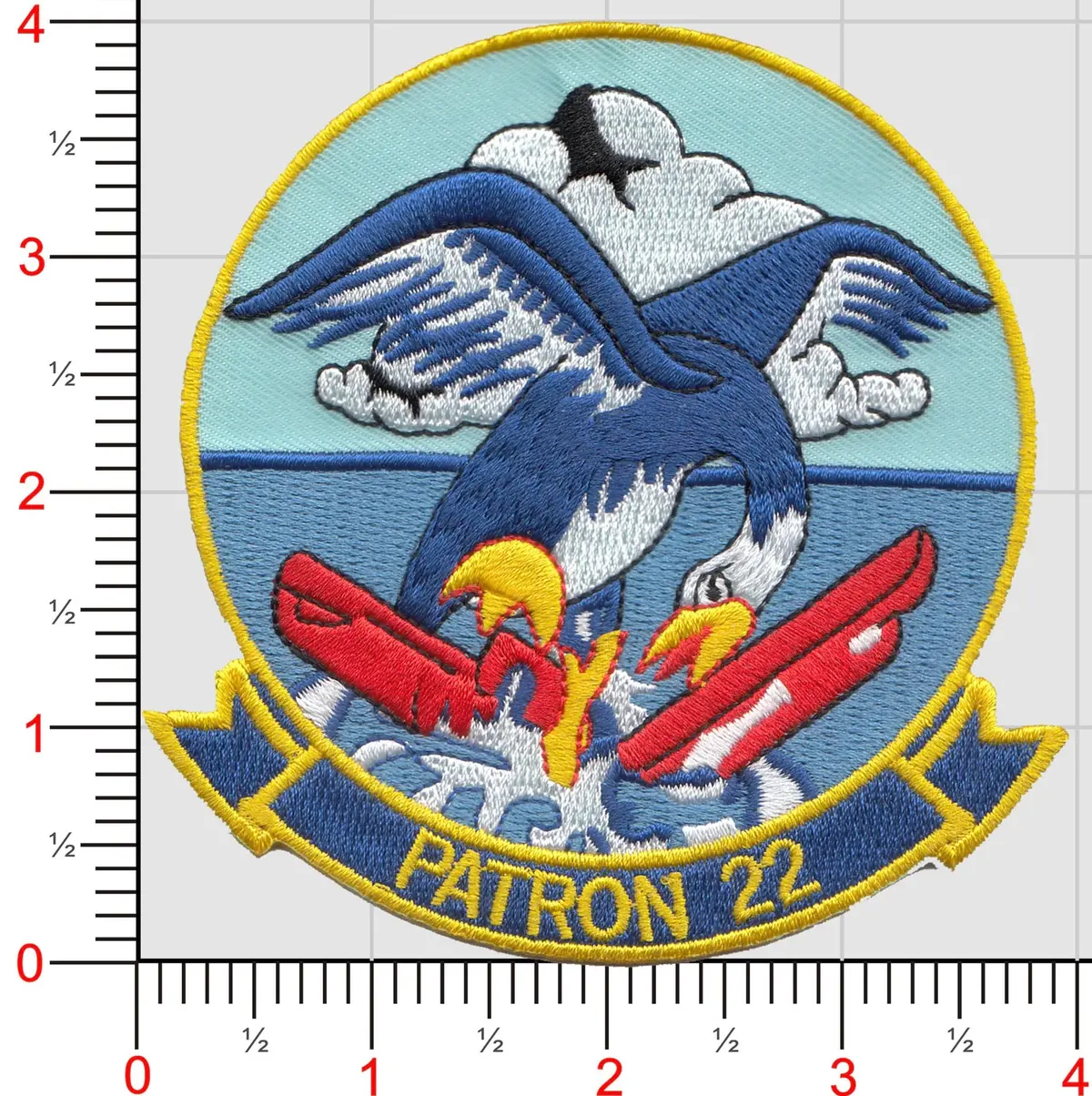 Officially Licensed Us Navy Vp-22 Blue Geese Patch 1