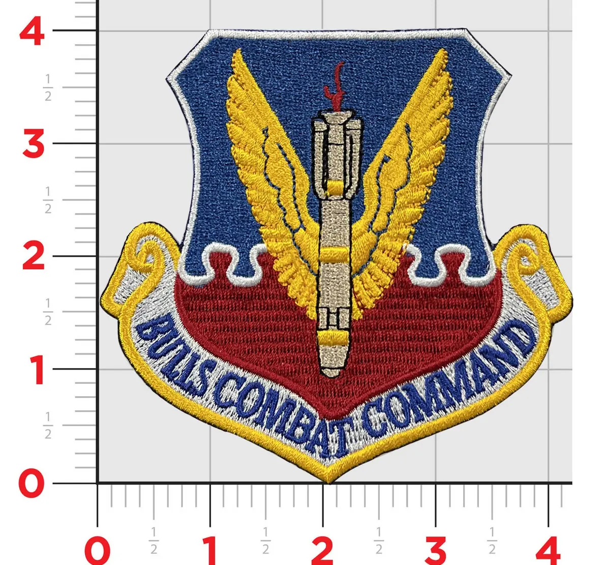 Official Usaf 17Th Atks Bulls Combat Command Patch 1