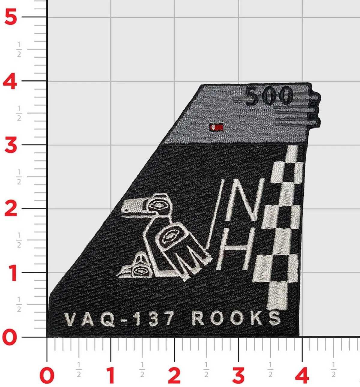 Official Vaq-137 Rooks Ea-18 Tail Flash Patch 1