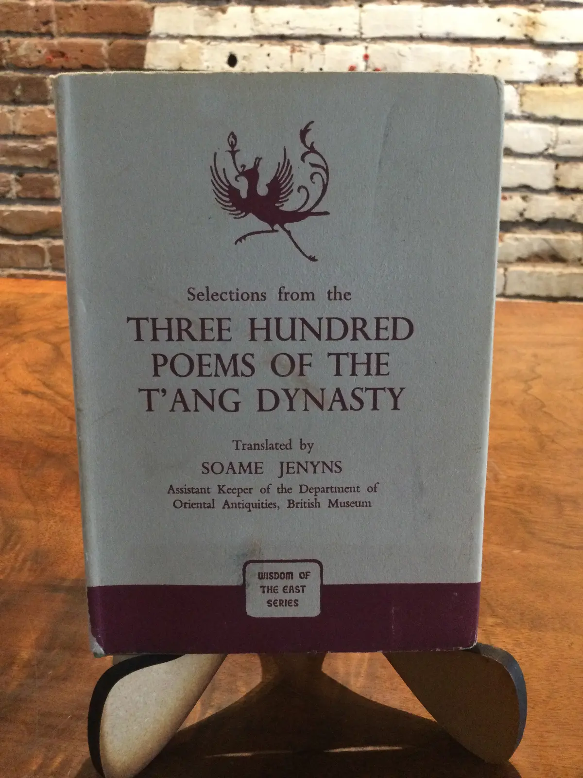 Jenyns, Soame (Tr.): Selections From The Three Hundred Poems Of The T'ang Dynasty [Used Hardcover] 1