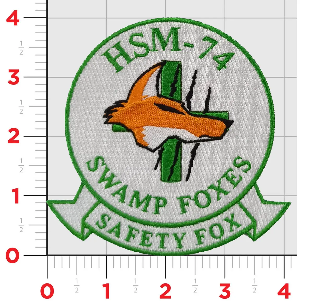 Hsm-74 Swamp Foxes Safety Fox Patch 1