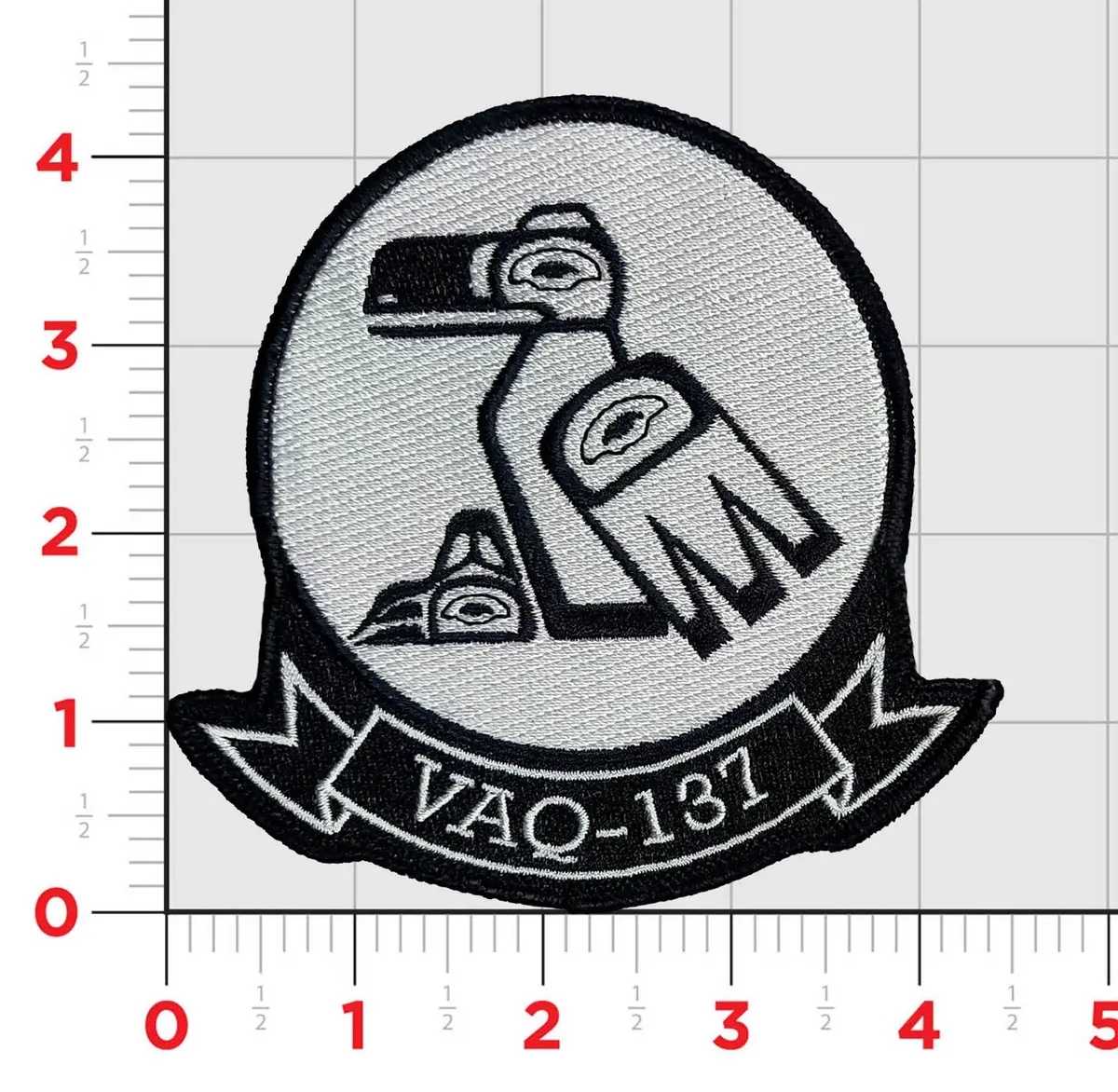 Officially Licensed Us Navy Vaq-137 Rooks Squadron Patch 1
