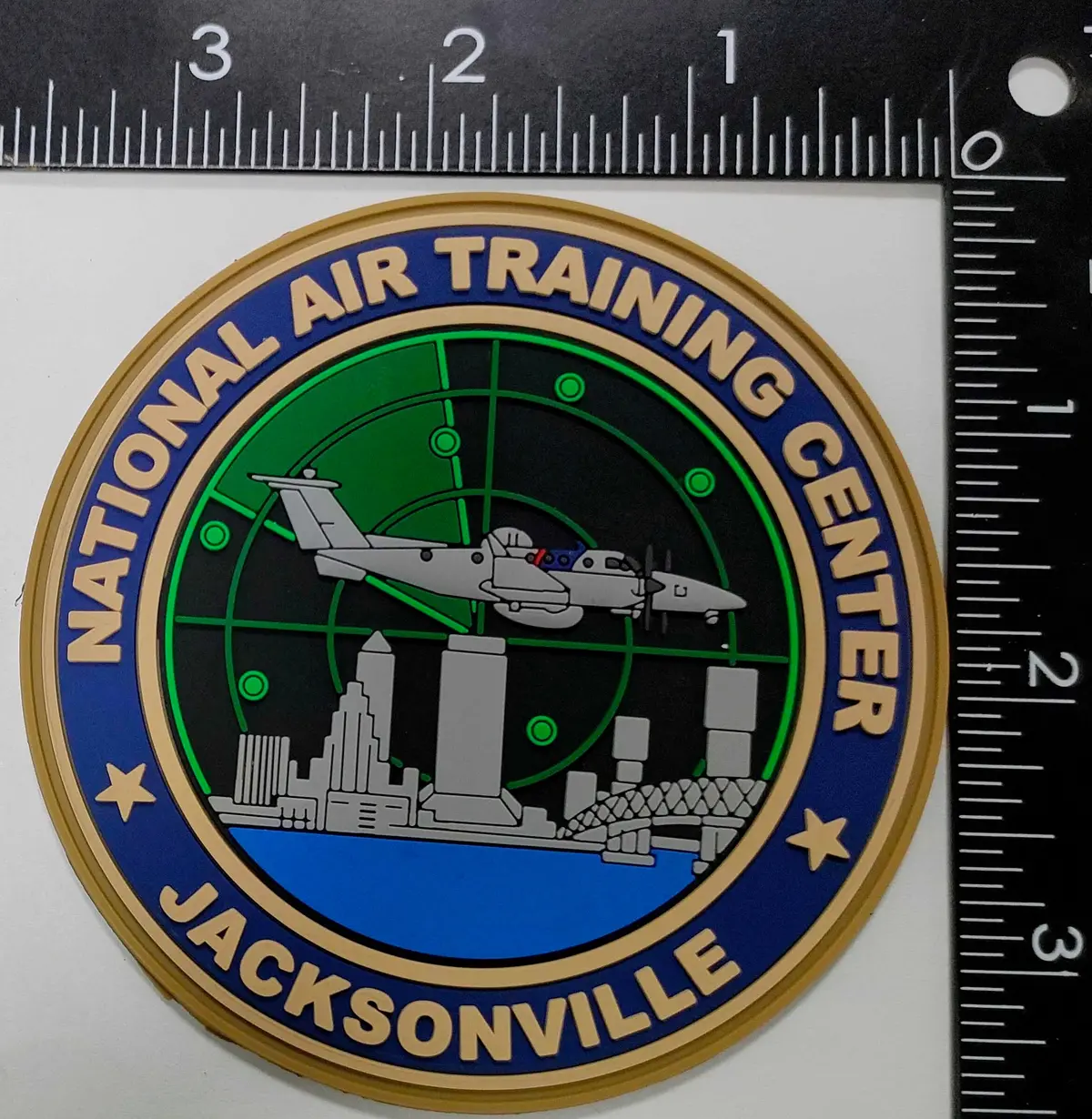 Official Cbp National Air Training Center Natc Jacksonville Pvc Patch 1