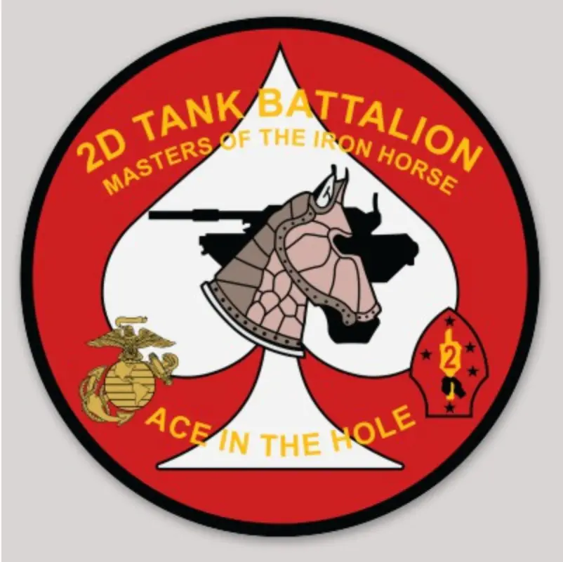 Officially Licensed 2Nd Tank Ace In The Hole Sticker 1