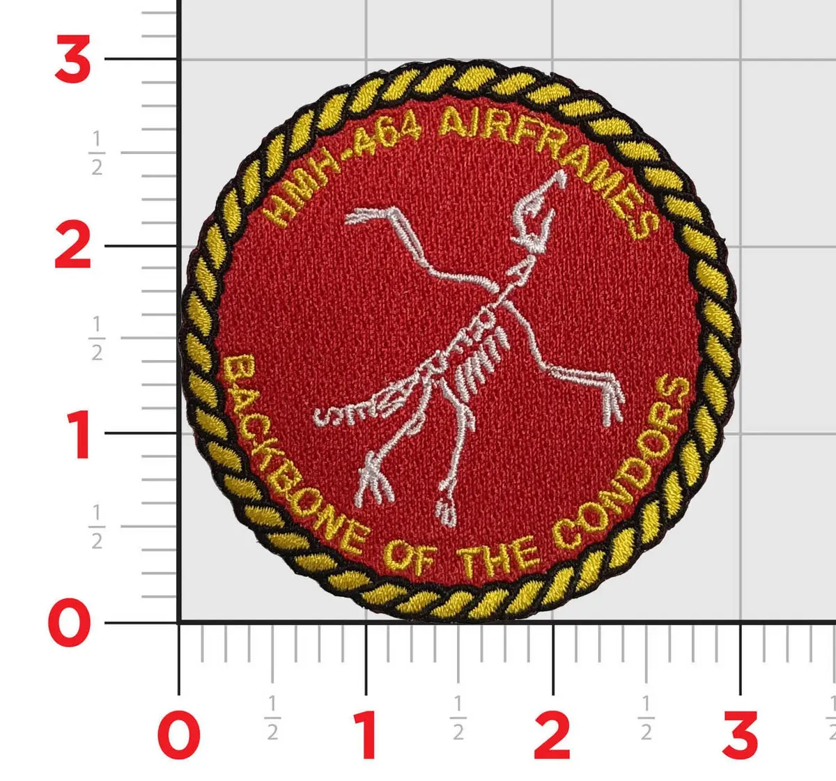 Official Hmh-464 Condors Airframes Backbone Shoulder Patch 1