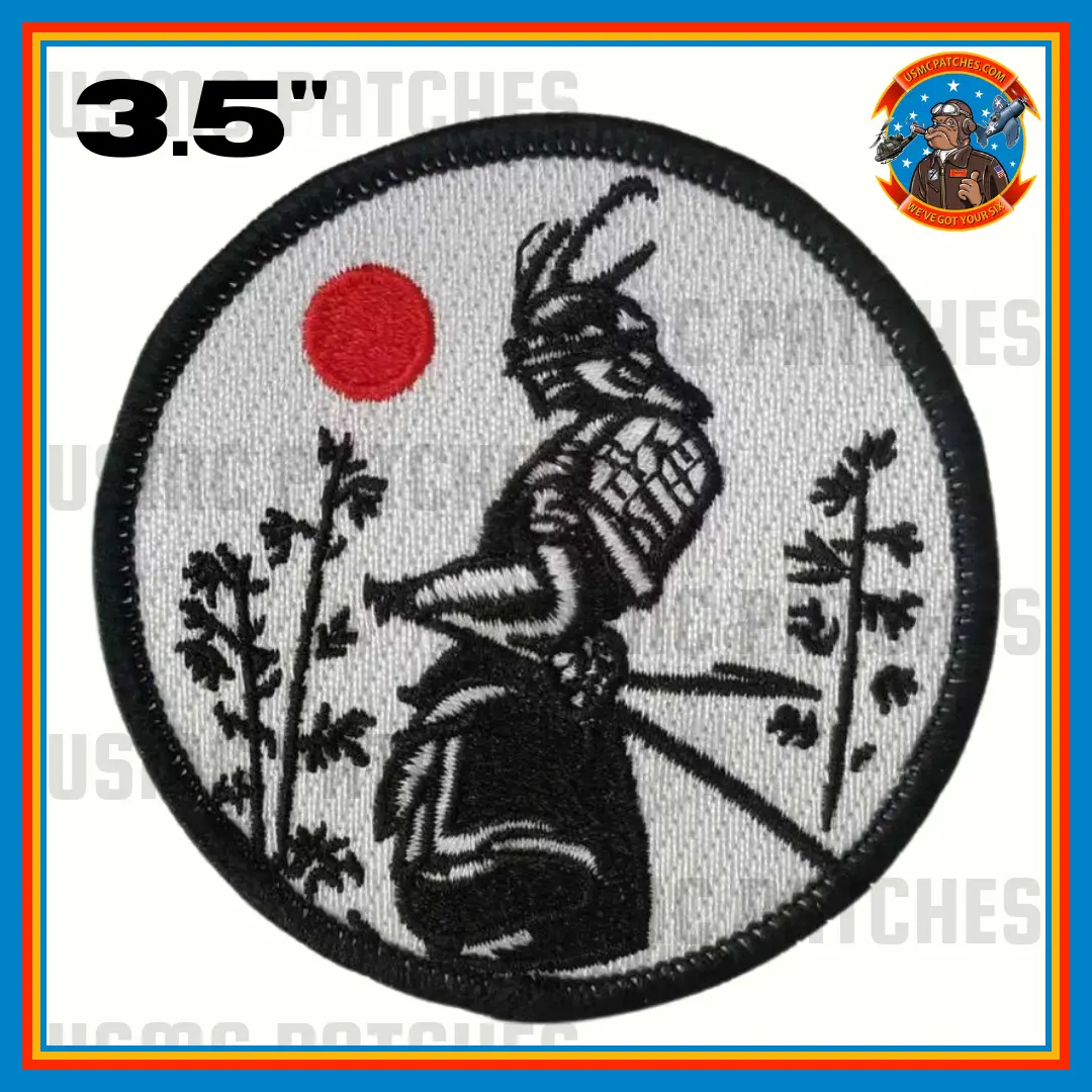 Official Carrier Air Wing Cvw-9 Japanese Samurai Shoulder Patch 1