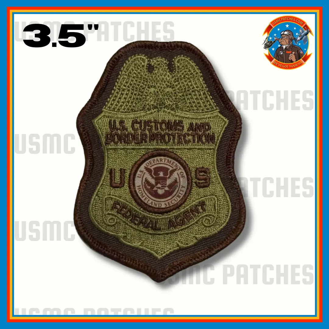 Customs And Border Protection Subdued Badge Patch 1