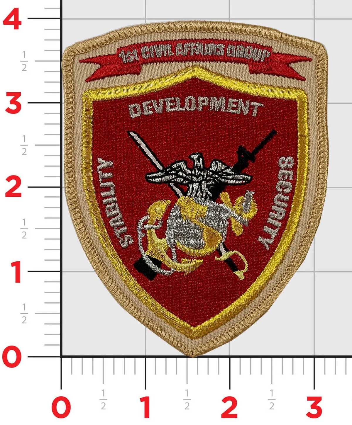 Officially Licensed 1St Civil Affairs Patch 1