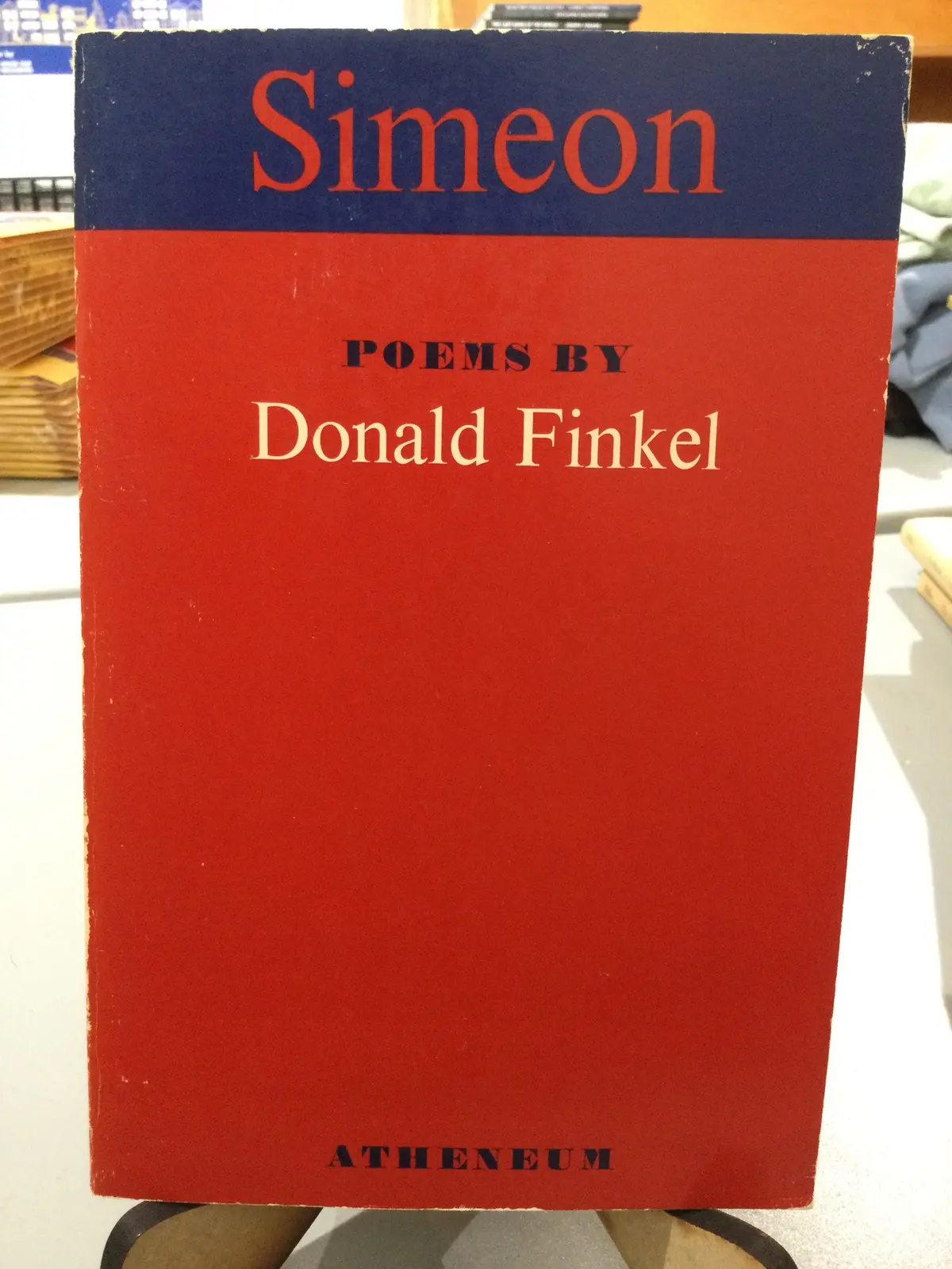 [Rare] Finkel, Donald: Simeon [Used Paperback] 1