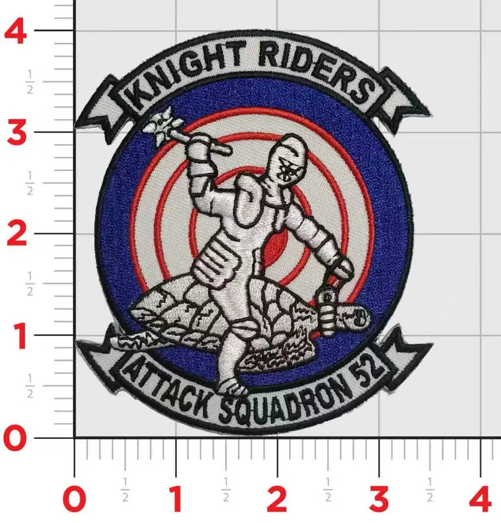 Officially Licensed Us Navy Va-52 Knight Riders Patch 1