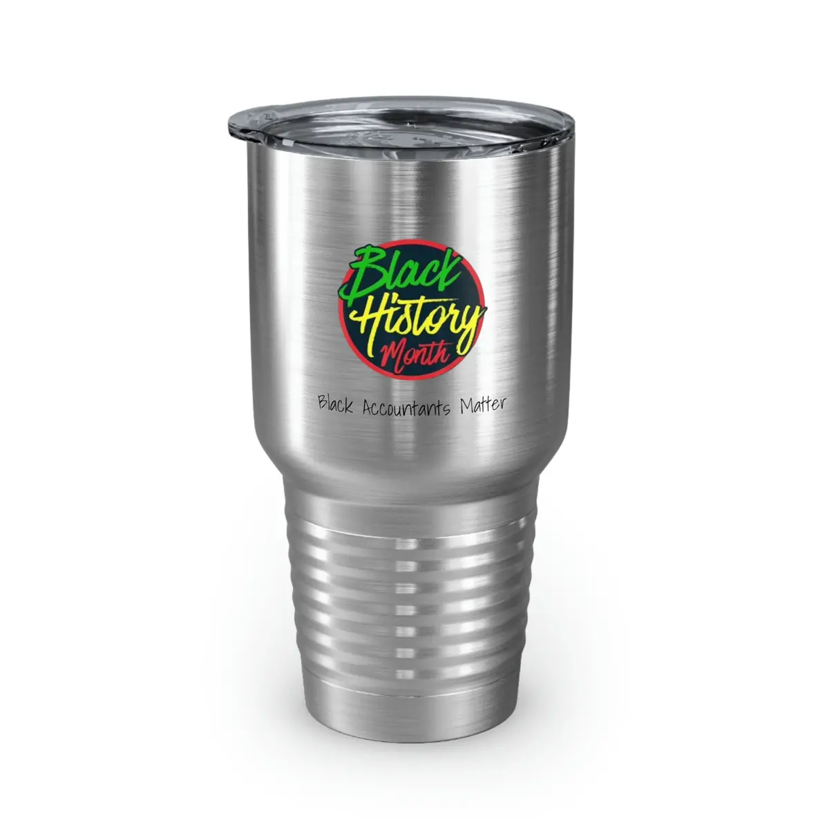 Black Accountants Matter Ringneck Tumbler, 30Oz 1