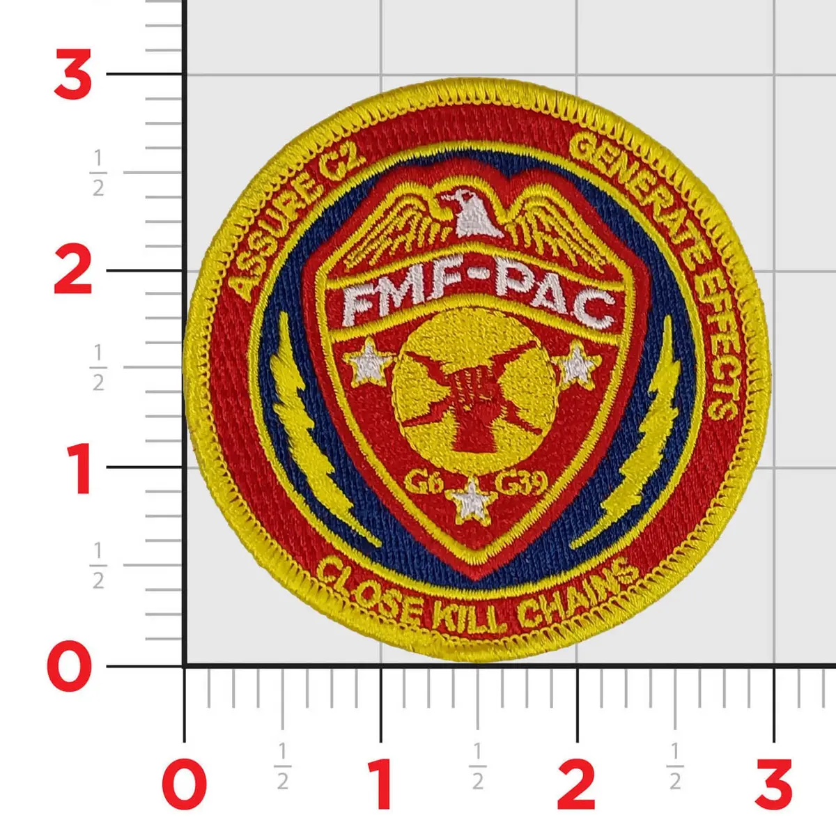 Official Fleet Marine Force Fmf Pacific Close Kill Chains Patch 1