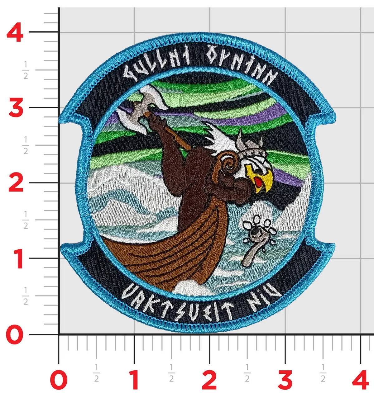 Official Vp-9 Golden Eagles Iceland Det Patch 1