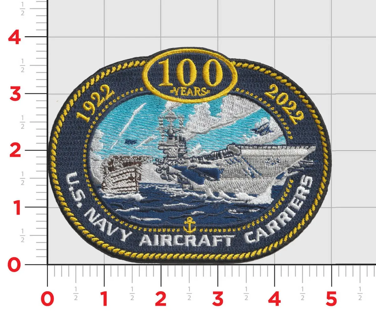 Officially Licensed Tailhook Association 100 Years Of Aircraft Carrier Aviation Commemorative Patch 1