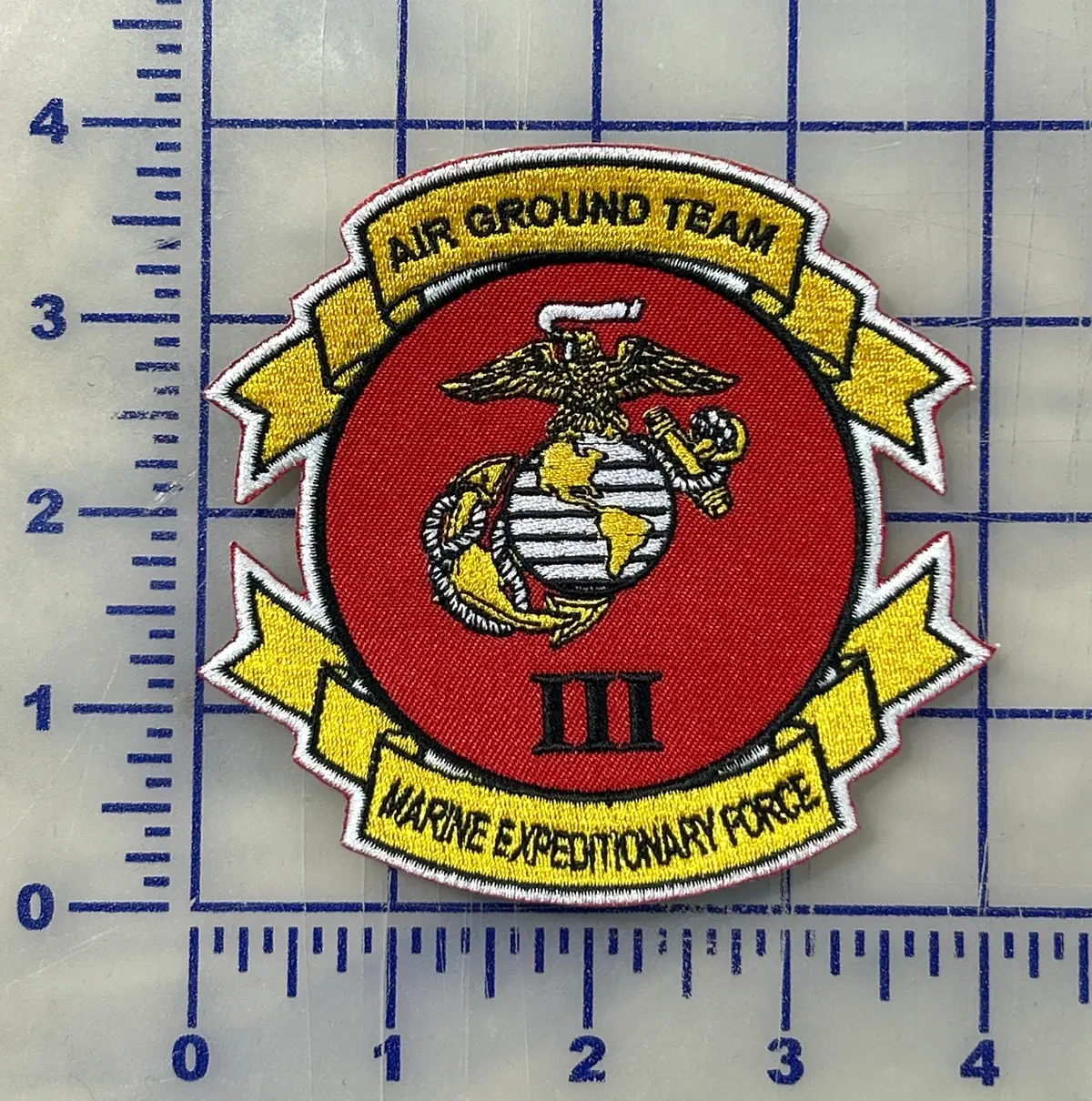 Officially Licensed Usmc 3Rd Marine Expeditionary Force Mef Patch 1