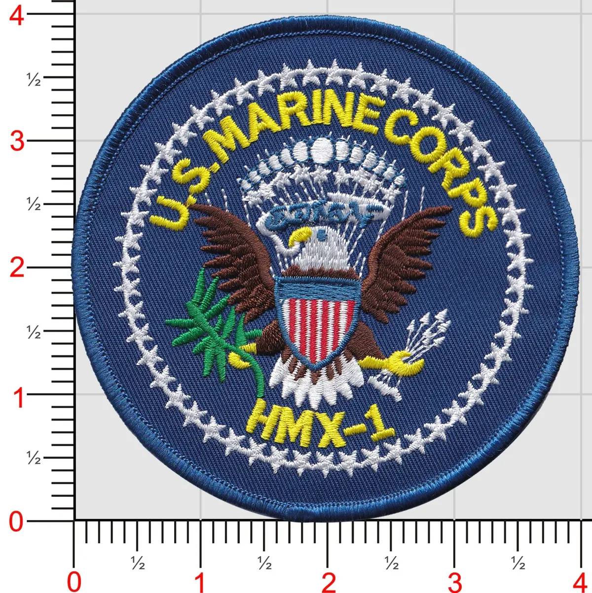 Officially Licensed Usmc Hmx-1 Patch 1