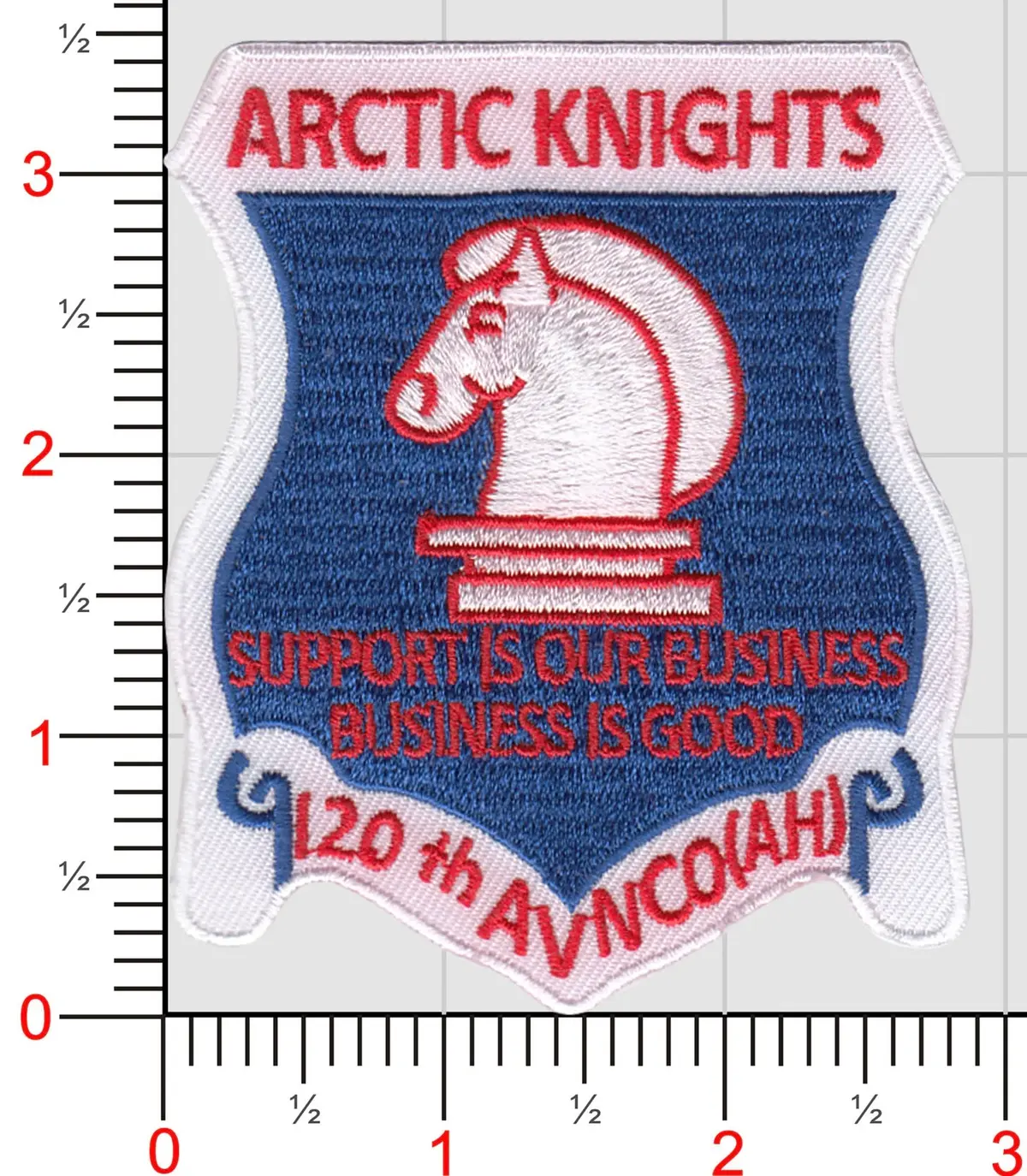 Us Army 120Th Avn Co Arctic Knights Patch 1