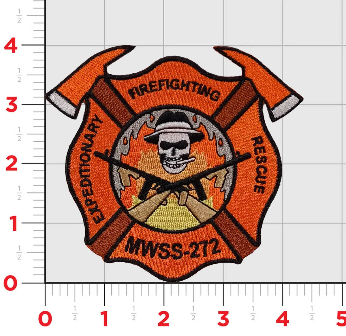 Official Mwss-272 Expeditionary Firefighting & Rescue Patch 1