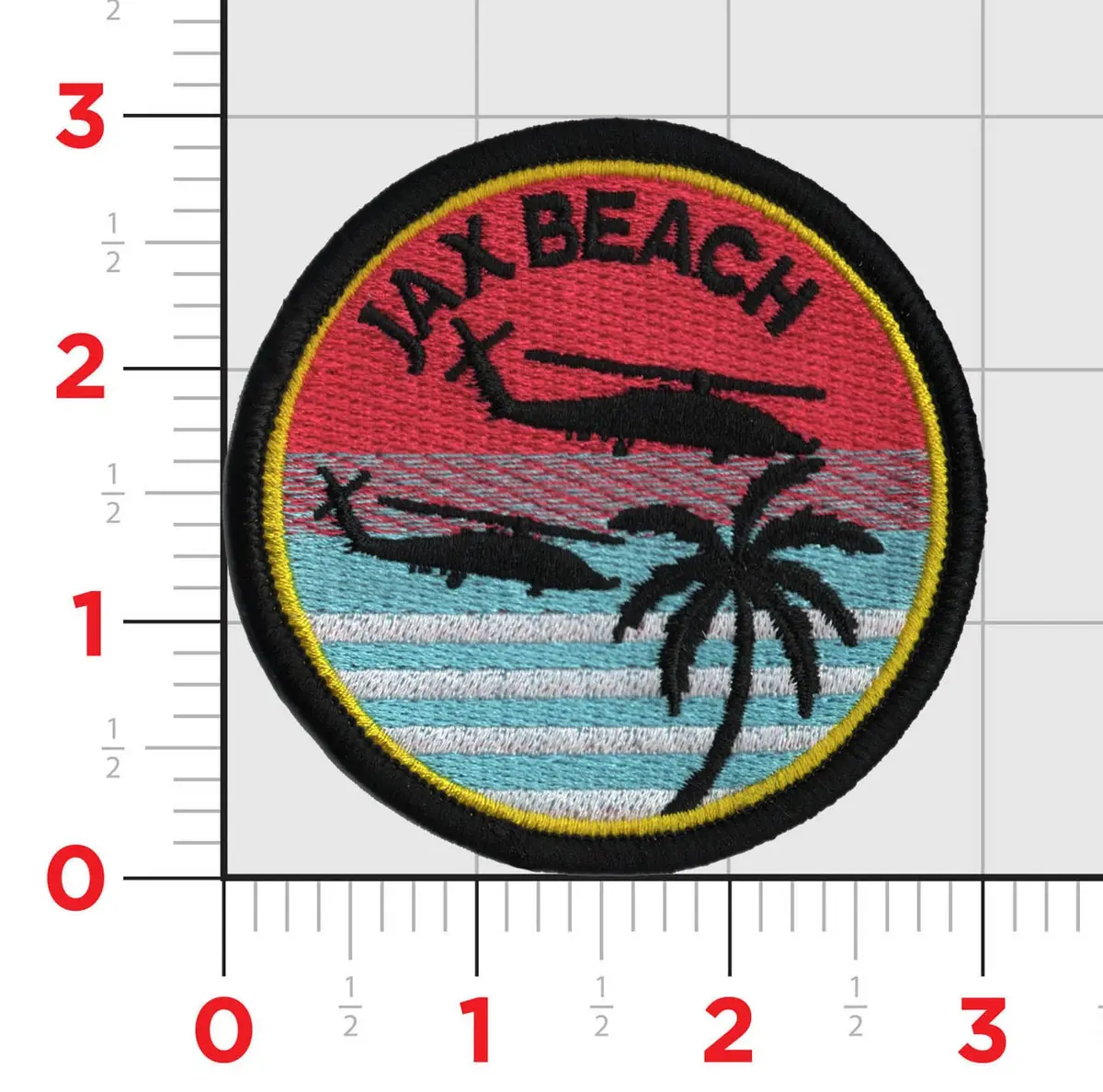 Hsm-74 Swamp Fox Jax Beach Miami Vice Shoulder Patch 1