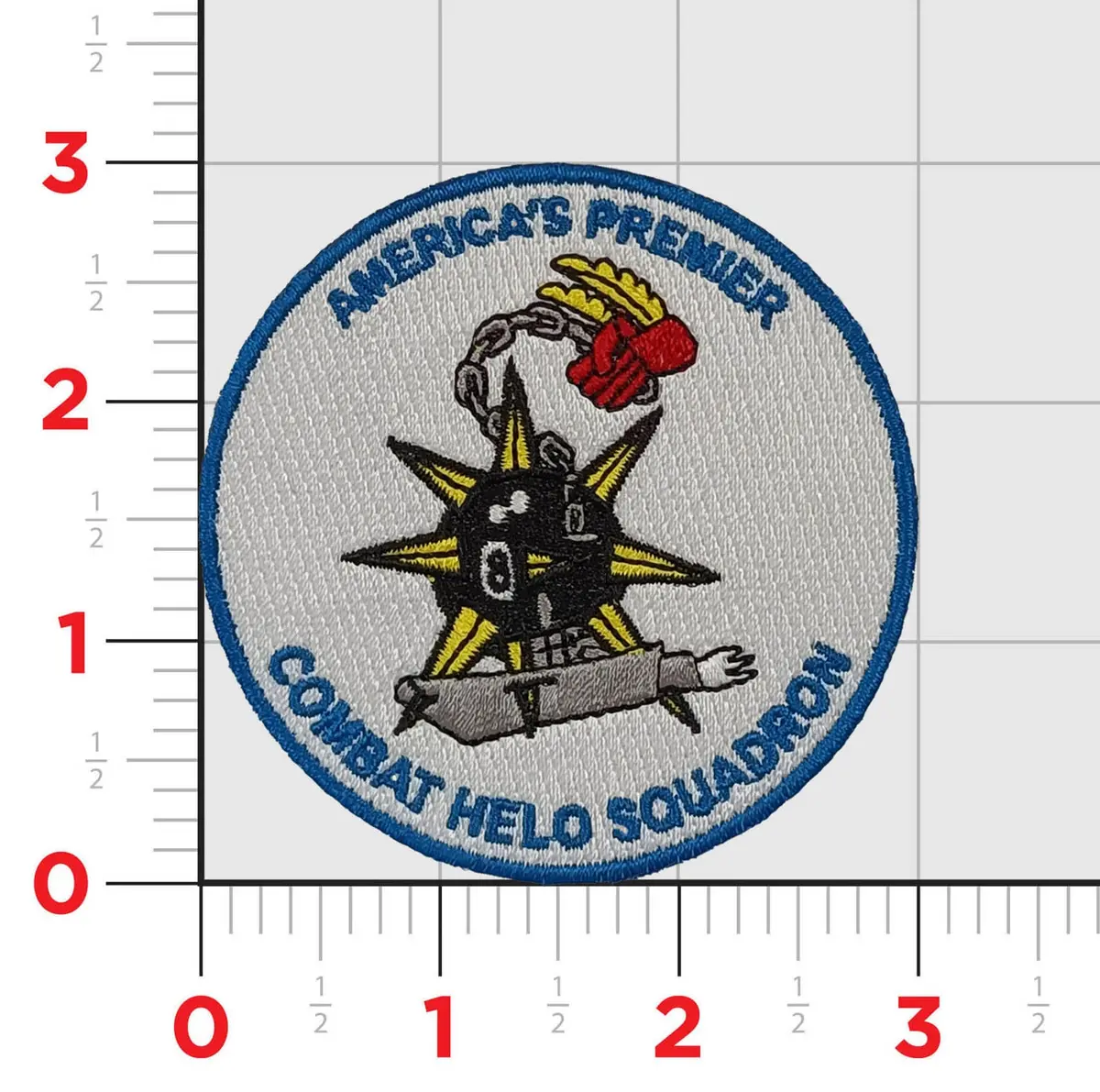 Official Hsc-8 Eightballers Throwback Shoulder Patch 1