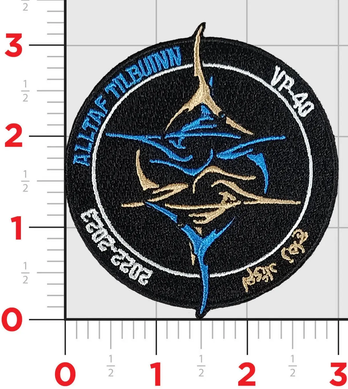 Official Vp-40 Marlins Iceland And Desert Shoulder Patch 1