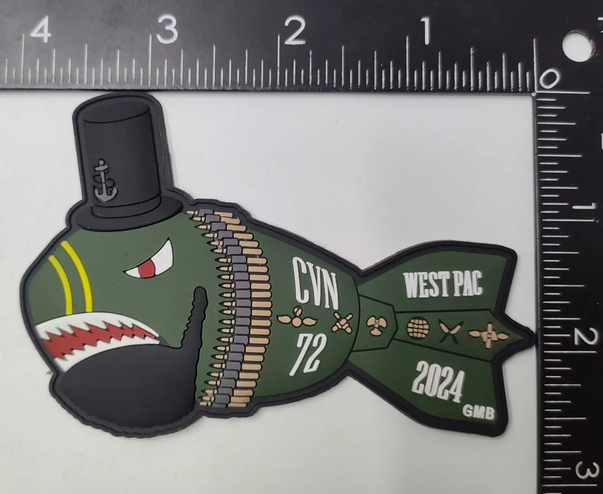 Cvn-72 Abraham Lincoln Westpac 2024 Pvc Patch 1