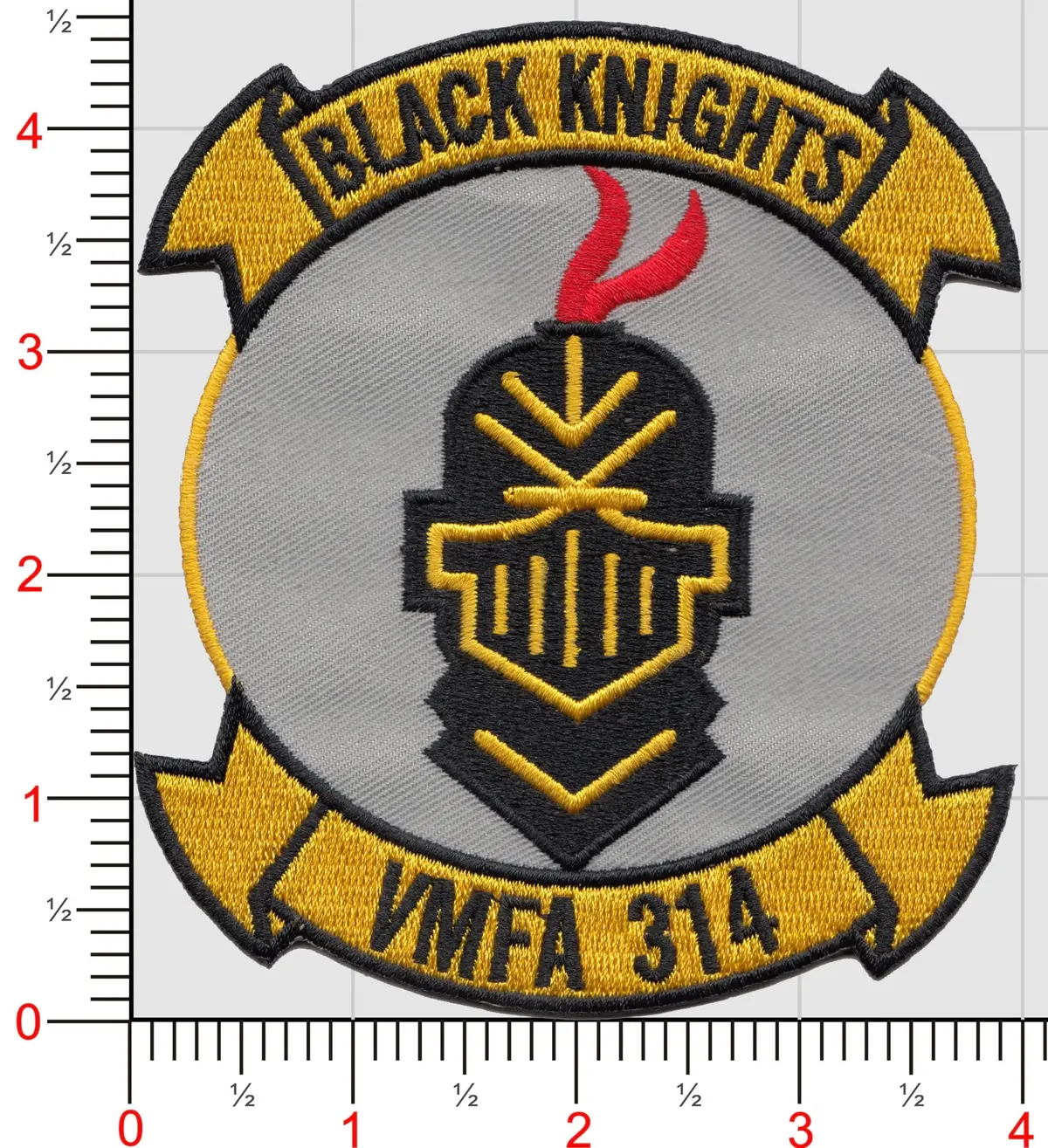 Officially Licensed Usmc Vmfa-314 Black Knights Patch 1