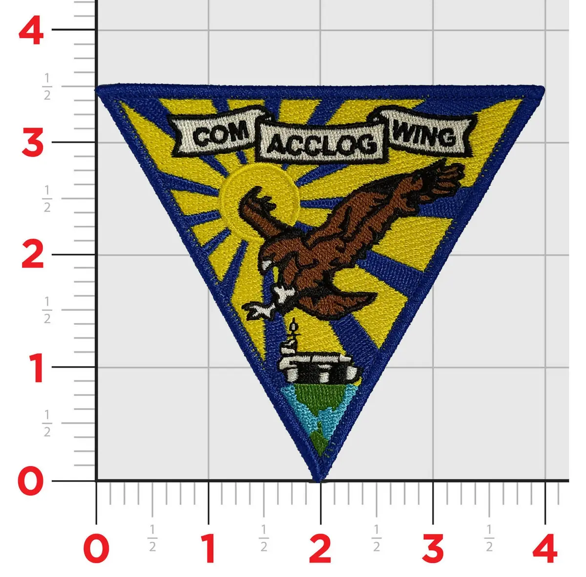 Officially Licensed Command Wing Logistics Acclog Patch 1