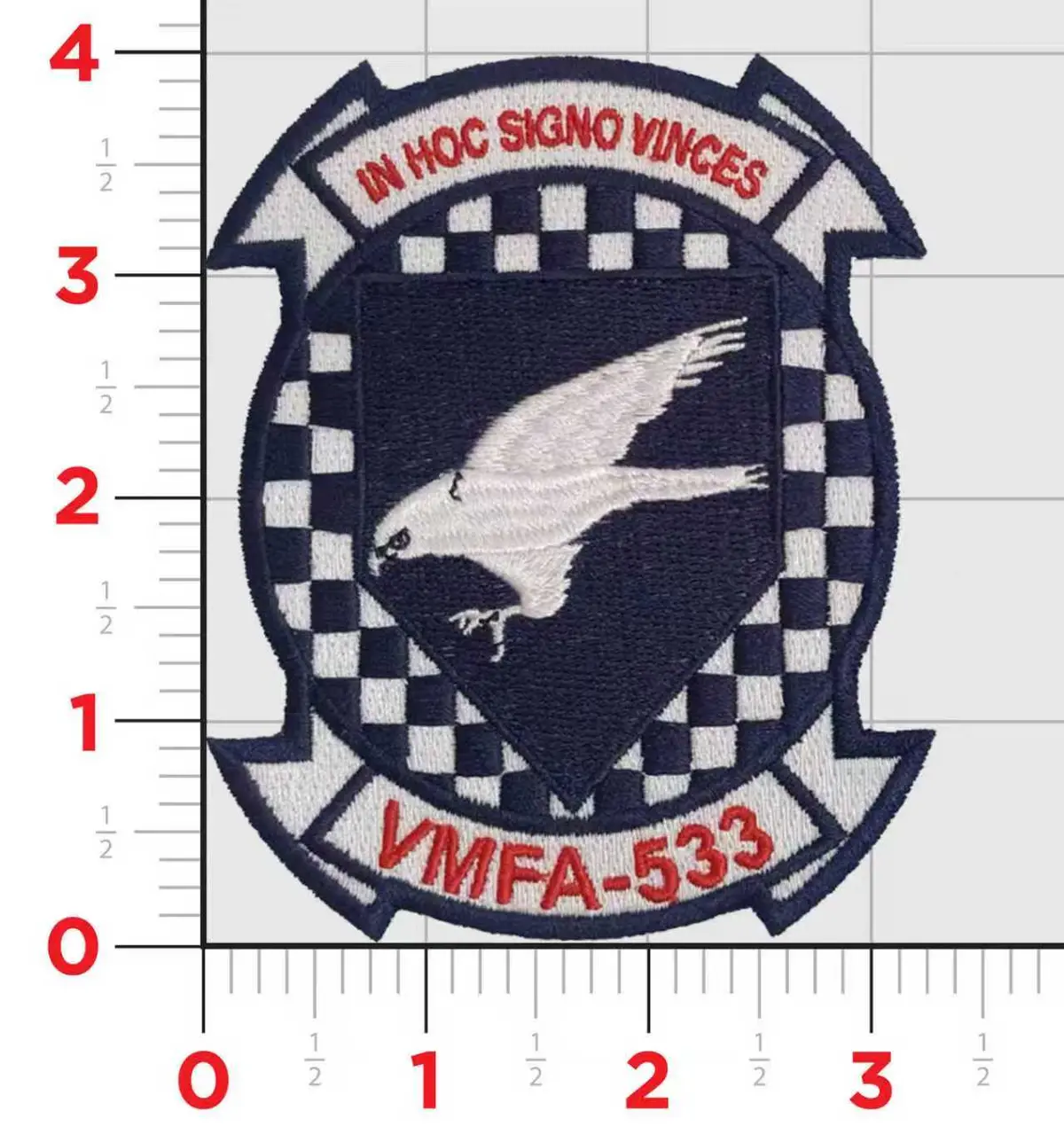 Officially Licensed Usmc Vmfa-533 Hawks Squadron Patch 1