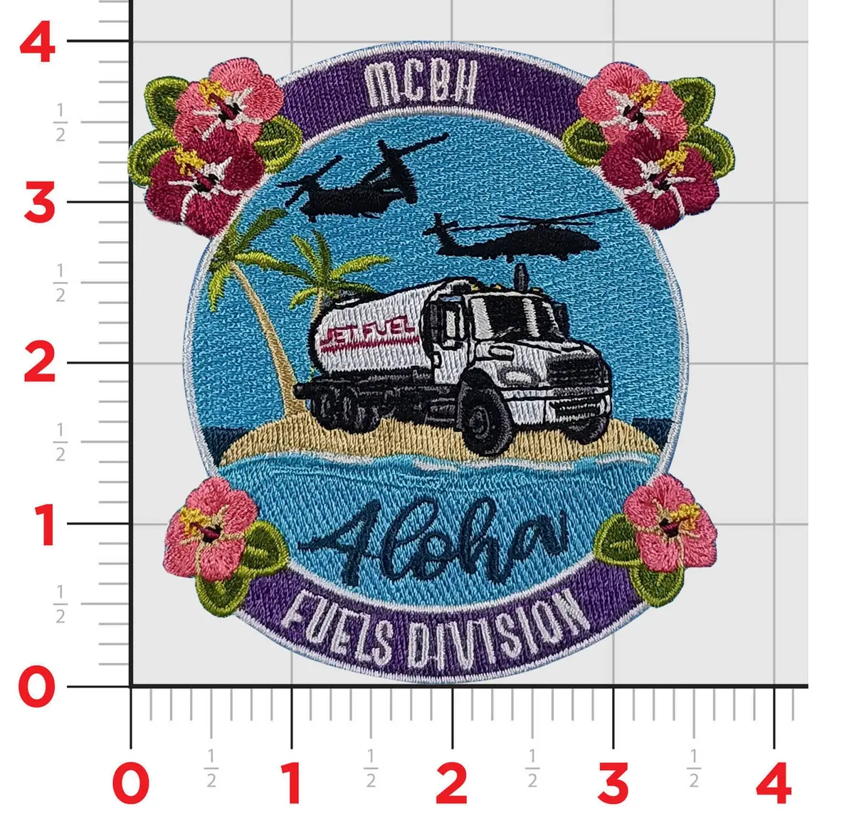Official Mcbh Marine Corps Base Hawaii Fuels Division Patch 1